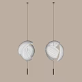 Modern Unique Spherical Pendant Lights With Hollow Design For Interior Decoration