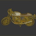 Motorcycle Two-wheeled Motorcycle Cross-country Motorcycle Road Race Motorcycle Motor Vehicle Transport 3d model