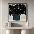 Simple abstract decorative painting 3d model