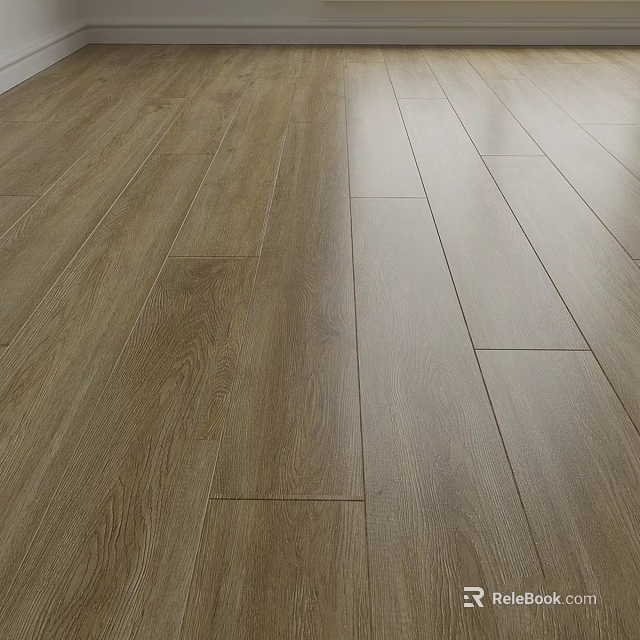 Modern Wooden Flooring Design With Natural Grain And Smooth Surface Installation 3d model 