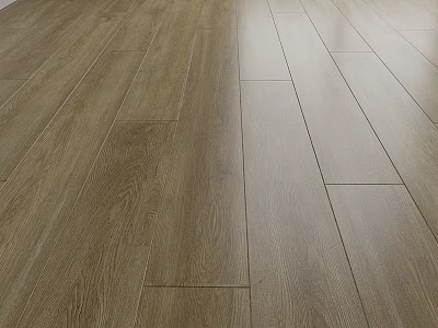 Modern Wooden Flooring Design With Natural Grain And Smooth Surface Installation 3d model
