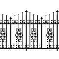 Various Decorative Iron Fence Designs With Intricate Patterns And Styles 3d model