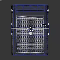 Blue Heavy Duty Industrial Equipment Frame With Metal Base And Beam