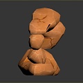 Stone Rock Stone Stone Appreciation Stone Strange Stone Ore Realistic 3d model