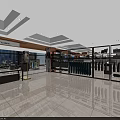 Bright Modern Clothing Store Interior With Display Racks Hanging Apparel And Ceiling Lights