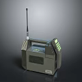 Portable Gray Weapon Control Unit With Antenna And Display Screen