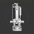 Game Movie Character ABB White Mechanical Arm With Detailed Design And Realistic Features