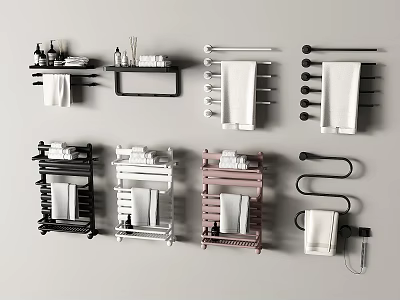 Towel rack 3d model