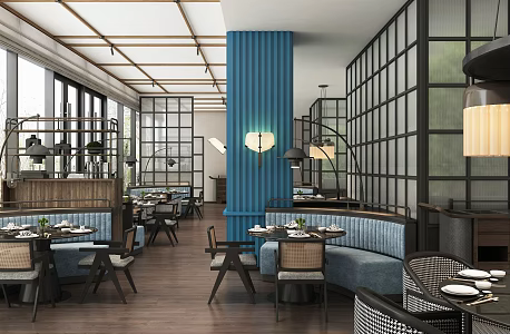 Western Restaurant 3d model