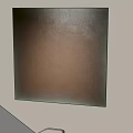 Brown Square Textured Surface With Matte Finish On Neutral Background
