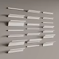 Line plaster line 3d model