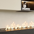 Modern Fireplace Decorative Fireplace 3d model