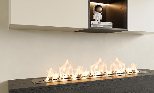 Modern Fireplace Decorative Fireplace 3d model