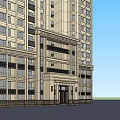 Modern High Rise Building Exterior Design With Multiple Floors And Windows