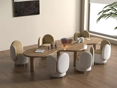 Modern Children's Tables and Chairs Modern Children's Tables and Chairs Children's Toys Wall Decoration 3d model