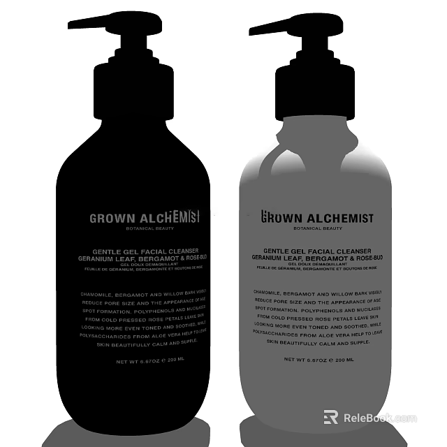 Grown Alchemist Bathroom Accessories Gentle Facial Cleanser For Daily Skincare Routine 3d model 