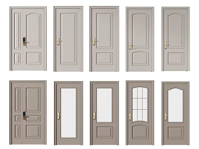 Jane O swing door 3d model