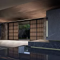 new chinese style gate 3d model