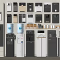 Household Electrical Appliances With Modern Designs Including Water Dispensers And Coffee Makers