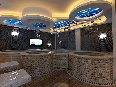 Modern Bath Center 3d model