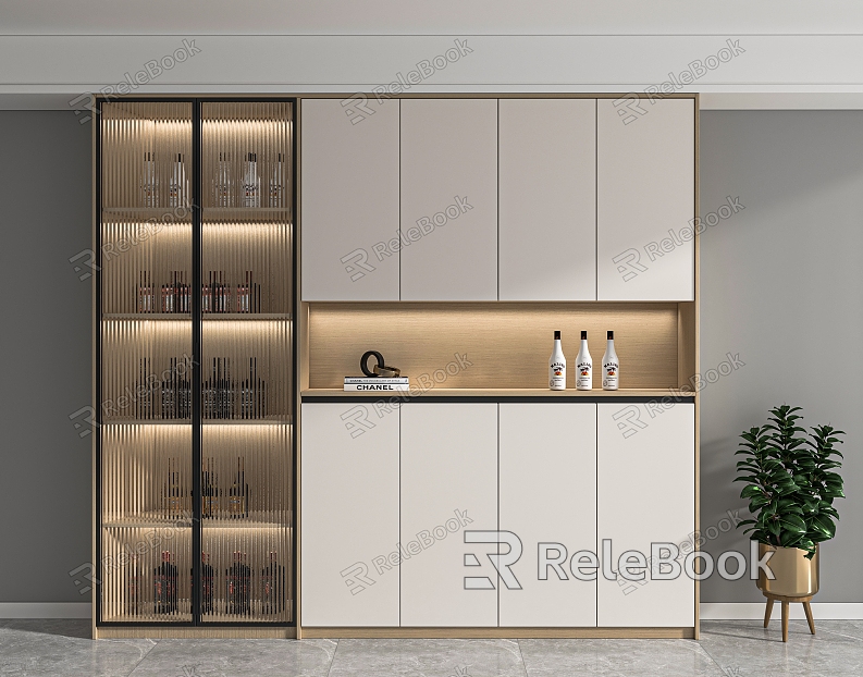 Modern Wine Cabinet model