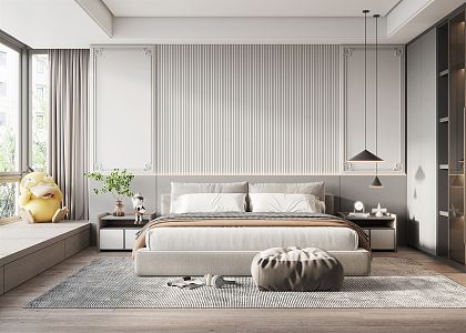 Modern Bedroom 3d model