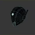 Sci-Fi Helmet Alien Helmet-Helmet High Tech Helmet Game Helmet 3d model