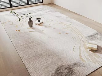 New Chinese Style Carpet Living Room Carpet Bedroom Carpet Study Room Carpet Song Style Carpet New Chinese Style Carpet 3d model