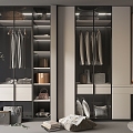 Modern wardrobe 3d model