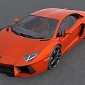 Modern sports car 3d model