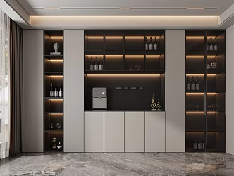 Wine Cabinet 3d model