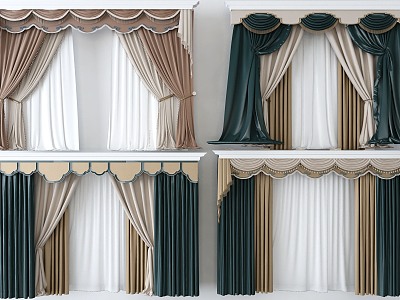 Curtains 3d model