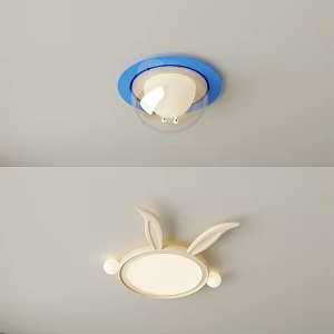 Modern lamps 3d model