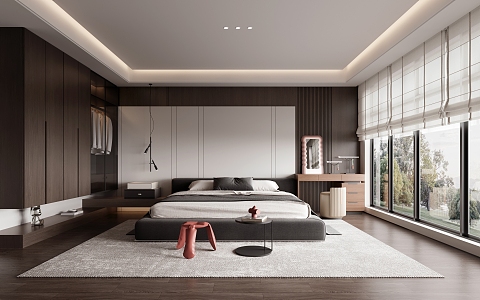 Modern Bedroom 3d model