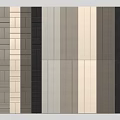 Modern Wall Panels With Multiple Colors And Various Patterns For Interior Design 3d model