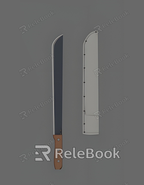 Cartoon knife cartoon knife animation knife knife weapon cold weapon dagger model