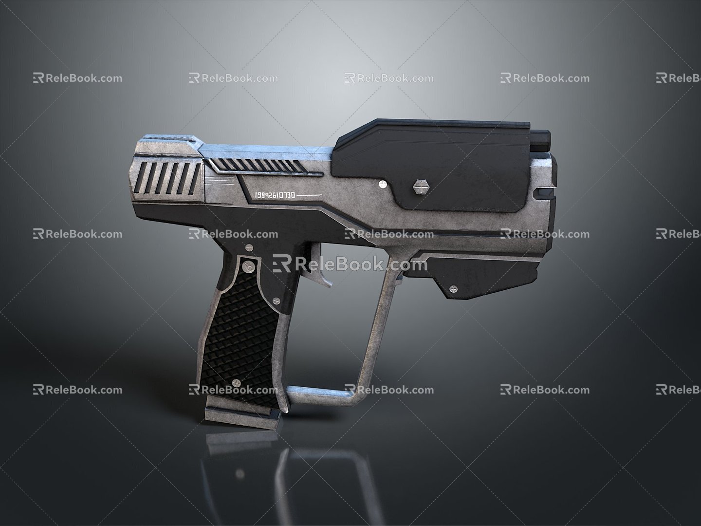 pistol semi-automatic pistol automatic pistol modern weapon hot weapon hot weapon gun military 3d model