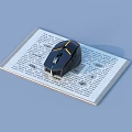 Mouse Pad Wireless Mouse 3d model