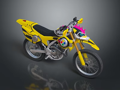 Motorcycle Two-wheeled Motorcycle Cross-country Motorcycle Road Race Motorcycle Motor Vehicle Transport 3d model