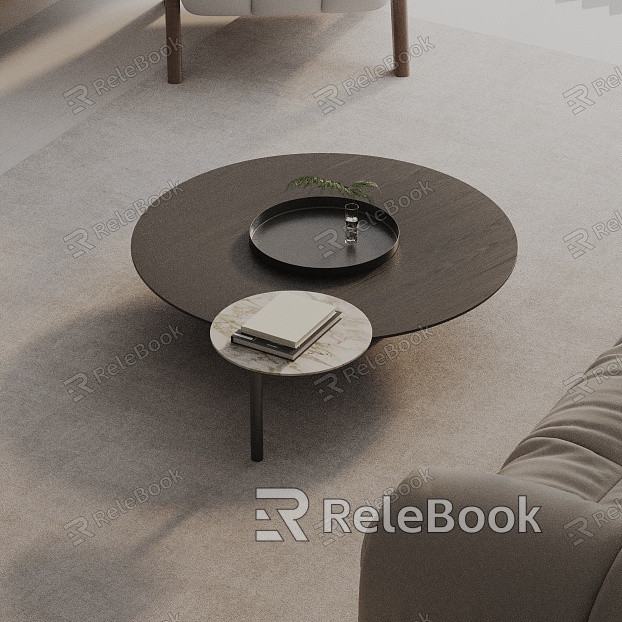 Modern coffee table model