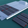 Battery Modules System With Metal Frame And Arranged Energy Storage Units