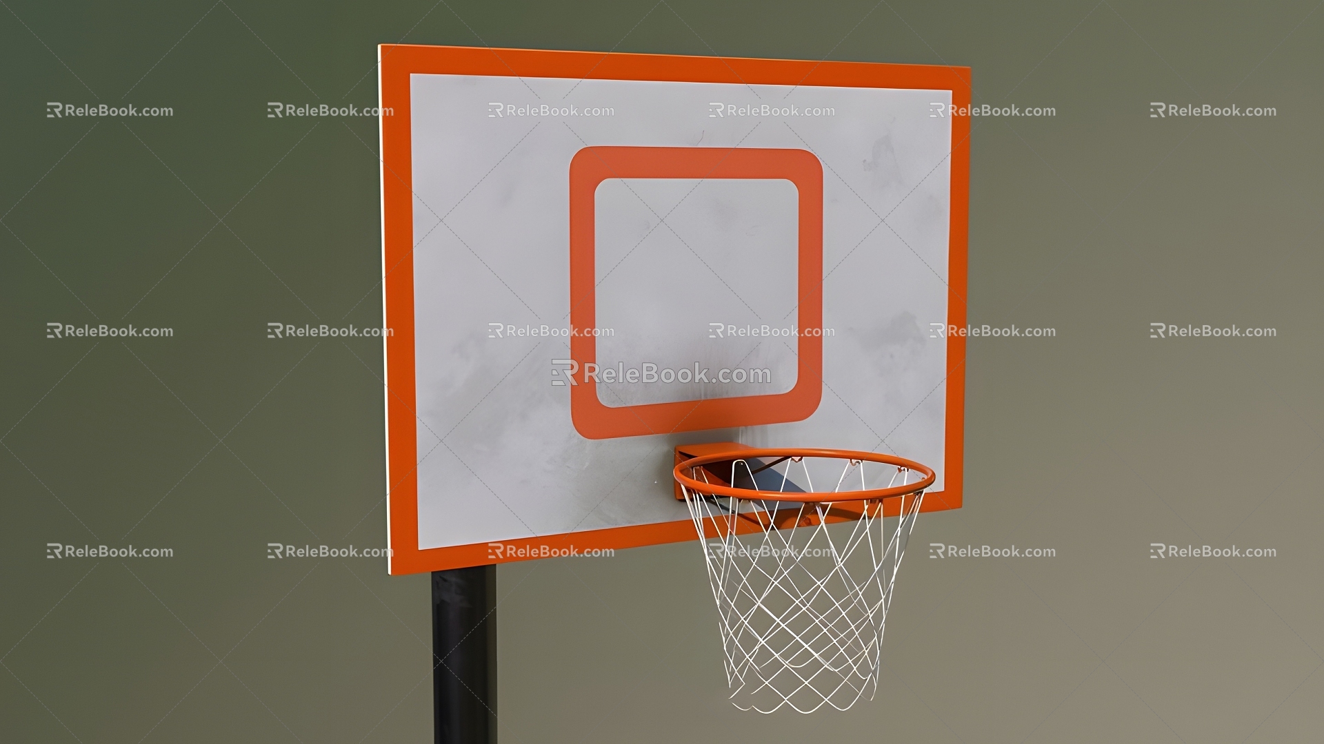 basketball stand 3d model