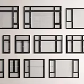 windows casement windows floor-to-ceiling windows bay windows balcony floor-to-ceiling windows doors and windows broken bridge aluminum windows 3d model