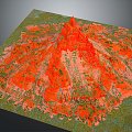 Geography, topography, mountain shape, ridge, ridge, valley, mountain range, canyon, geomorphology, mountain peak, mountain body 3d model