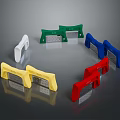 Practical Versatile Multicolor Hardware Tools With Various Shapes And Sturdy Design