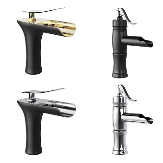 Industrial wind faucet stainless steel industrial wind 3d model