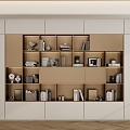 Modern Bookcase Decorative Cabinet 3d model