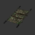 Commercial Stretcher Equipment with Camouflage Pattern Metal Frame and Canvas Surface