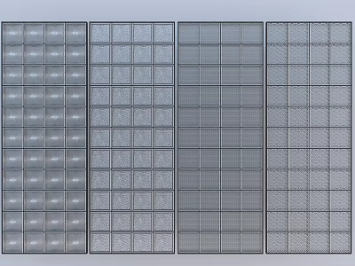 glass brick 3d model glass brick 3d model