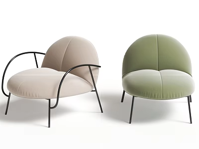 Modern Sofa Chair Armchair Sofa Chair Leisure Chair Single Person Sofa 3d model